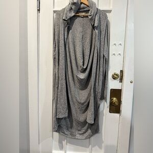 Athleta Gray Knit Cardigan